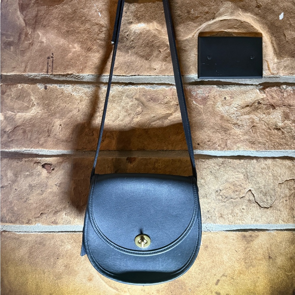 90s Vintage Leather Coach Bag Purse Watson 9981
